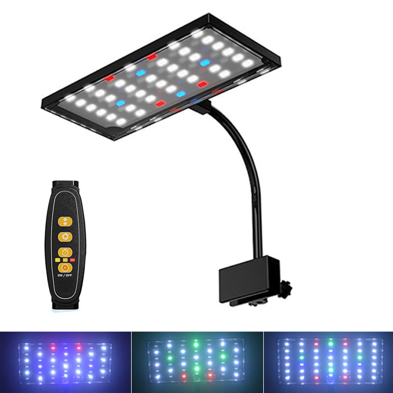 Aquarium Plant Growth - ไฟ LED สำหรับตู้ปลาแบบ USB แสงเต็มสเปกตรัม สำหรับปลูกพืชน้ำ