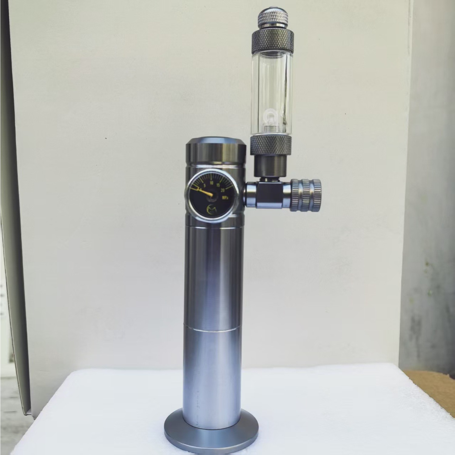 Planted Aquarium Mini - เครื่องควบคุม CO2 แบบใช้แล้วทิ้งขนาดเล็ก, ระบบ CO2 สำหรับตู้ปลาพร้อมตัวนับฟองสำหรับตลับขนาด