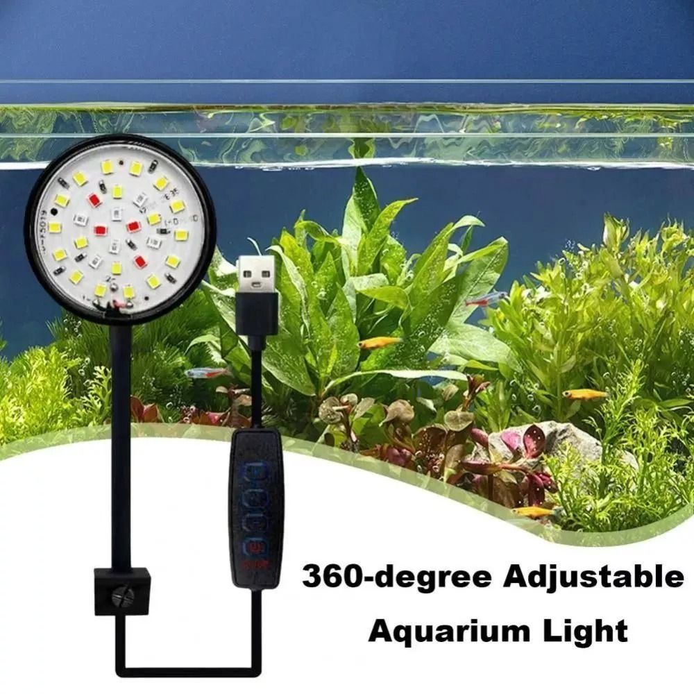 Planted Aquarium Mini - ใหม่ Mini Fish Tank คลิปโคมไฟ 5/7W