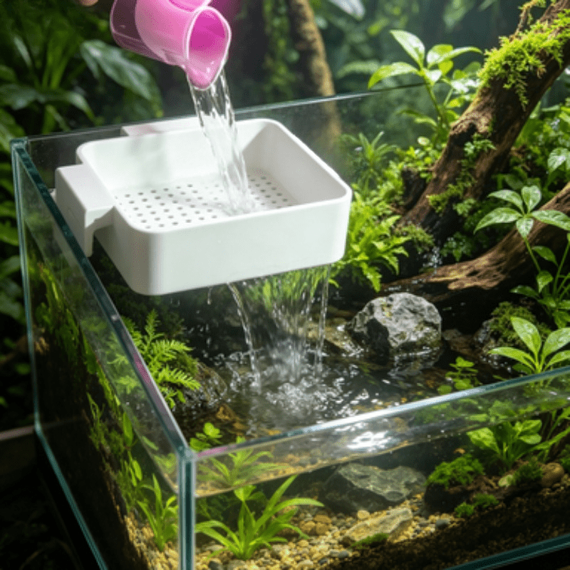 Planted Aquarium With Sand - เครื่องเปลี่ยนน้ำตู้ปลา ตัวกระจายแรงดันน้ำในตู้ปลา ขายึดป้องกันน้ำกระเซ็น สำหรับป้องกันพืชน้ำและทราย