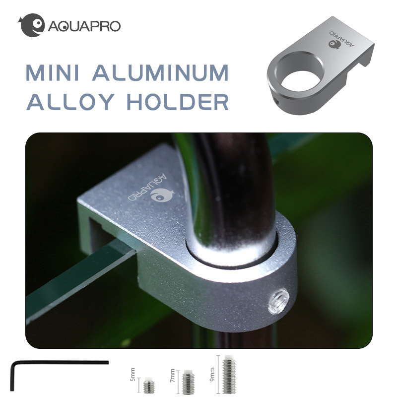 Planted Aquarium Mini - พิพิธภัณฑ์สัตว์น้ํามินิอลูมิเนียมอัลลอยด์ยึดยึดน้ําปลาพืชถังให้อาหารC Lampsท่อน้ํากรองอุปกรณ์เสริมโฟม