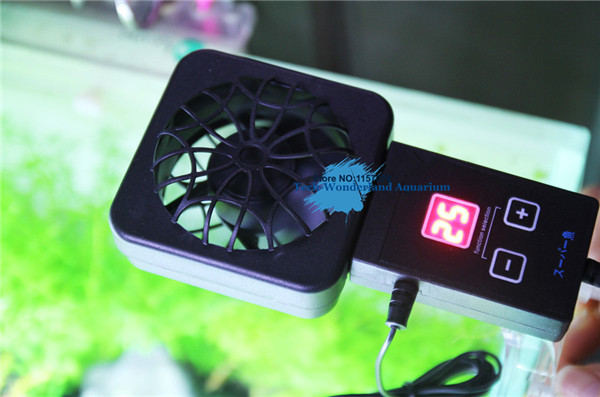 Planted Aquarium Mini - มินินาโนคลิปแขวนในพัดลมระบายความร้อนเซ็นเซอร์อัตโนมัติrunหยุดควบคุมอุณหภูมิพิพิธภัณฑ์สัตว์น้ำปลาพืชถังเก็บน้ำ