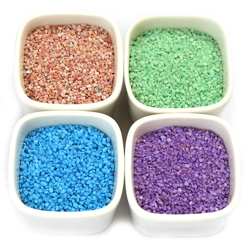 Planted Aquarium With Sand - 100g หินธรรมชาติถังปลาทรายตกแต่งสวน Miniatures Terrariums Aquarium เครื่องประดับอุปกรณ์เสริมงานฝีมือ