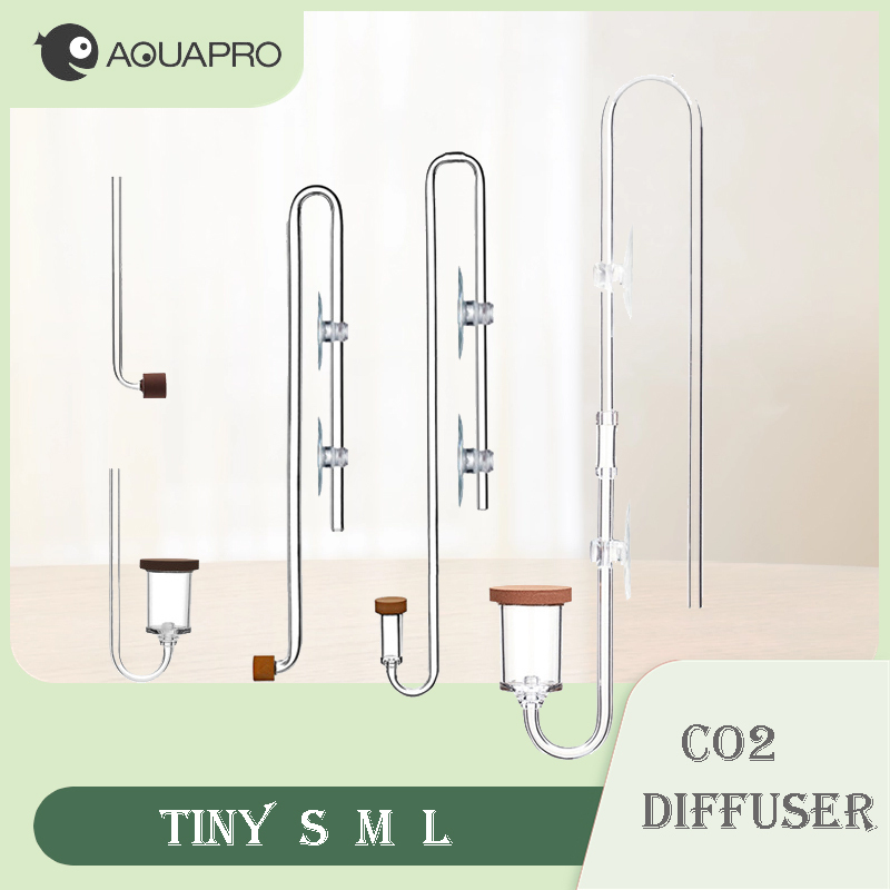 Aquael Filter Fzn - พิพิธภัณฑ์สัตว์น้ํา CO2 Diffuser ถังปลา Bubble MINI