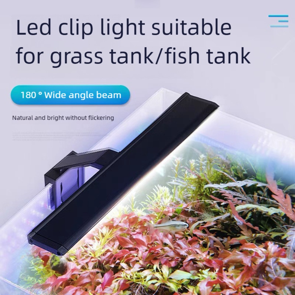 Planted Aquarium Mini - ไฟตู้ปลาแบบหนีบขนาดเล็ก แสงเดย์ไลท์ แสงมูนไลท์ สำหรับปะการัง 12W/14W ไฟ