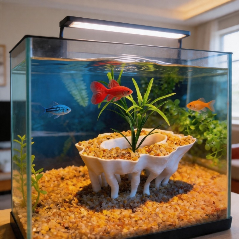 Aquarium Plant Growth - พืชน้ำพิมพ์สามมิติรูปทรงรากไม้ พร้อมกระถางต้นไม้ที่ใช้เป็นของตกแต่งตู้ปลาด้วย