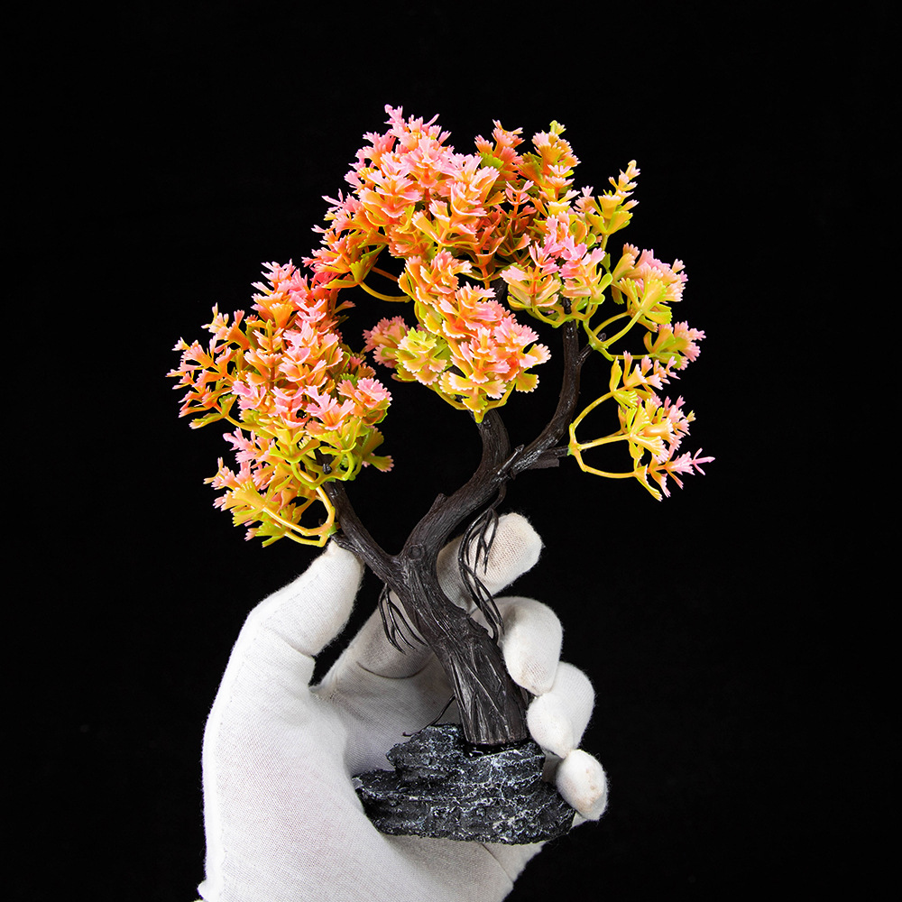จําลองใหม่ MOSS Tree ตกแต่งถัง - Planted Aquarium With Sand บทวิจารณ์และราคา