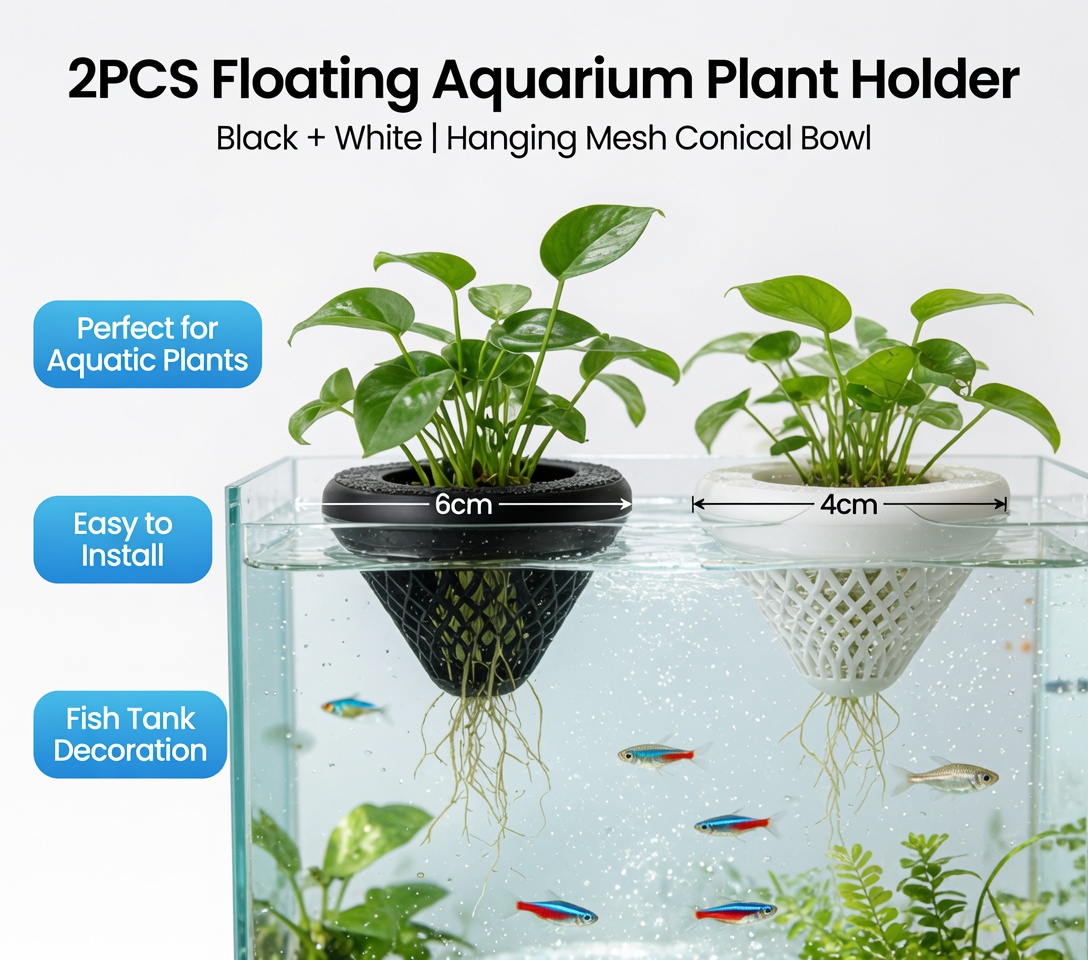 ที่วางต้นไม้ในตู้ปลาแบบลอยน้ำ  - Aquarium Plant Growth บทวิจารณ์และราคา