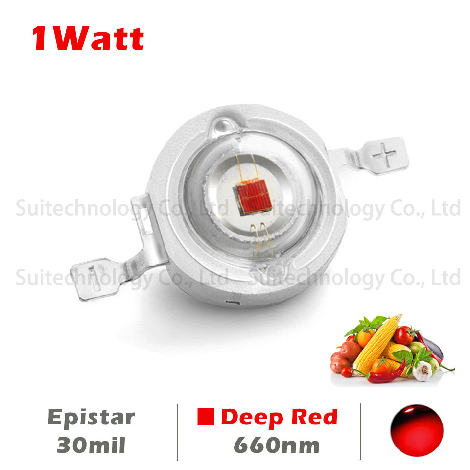 10-50PCS ลึกสีแดง 660nm LED โค - Aquarium Plant Red บทวิจารณ์และราคา
