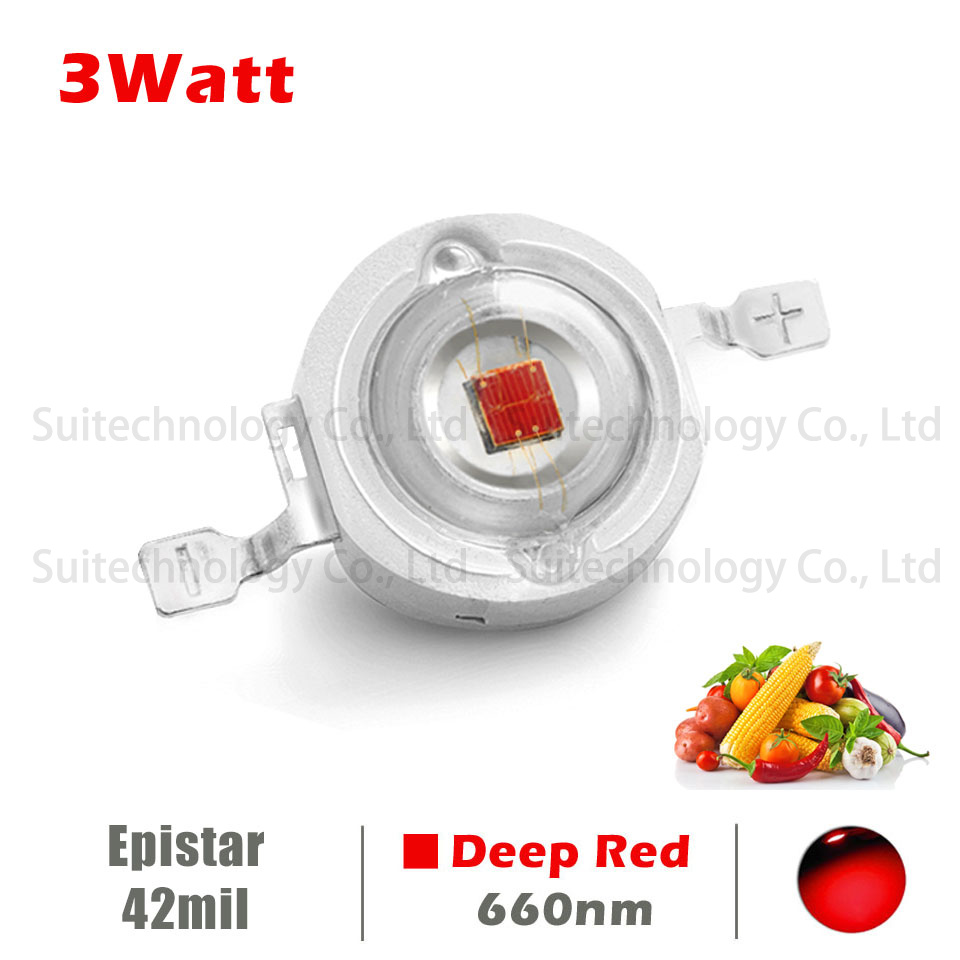 10-50PCS ลึกสีแดง 660nm LED โค - Aquarium Plant Red บทวิจารณ์และราคา