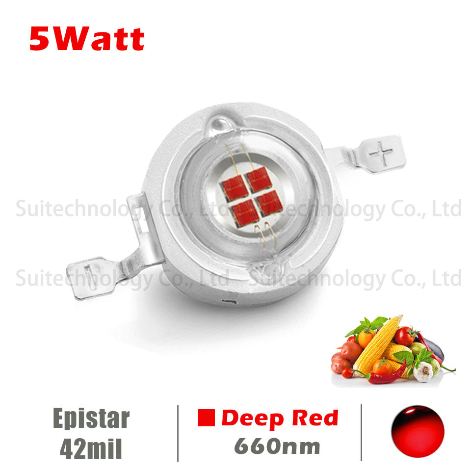 10-50PCS ลึกสีแดง 660nm LED โค - Aquarium Plant Red บทวิจารณ์และราคา