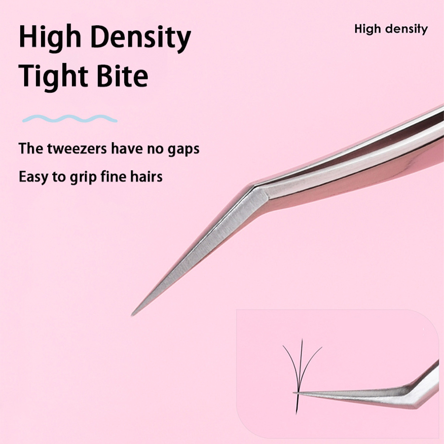 แหนบสแตนเลสสำหรับต่อขนตา  แบบห - Planted Clip Tweezers บทวิจารณ์และราคา