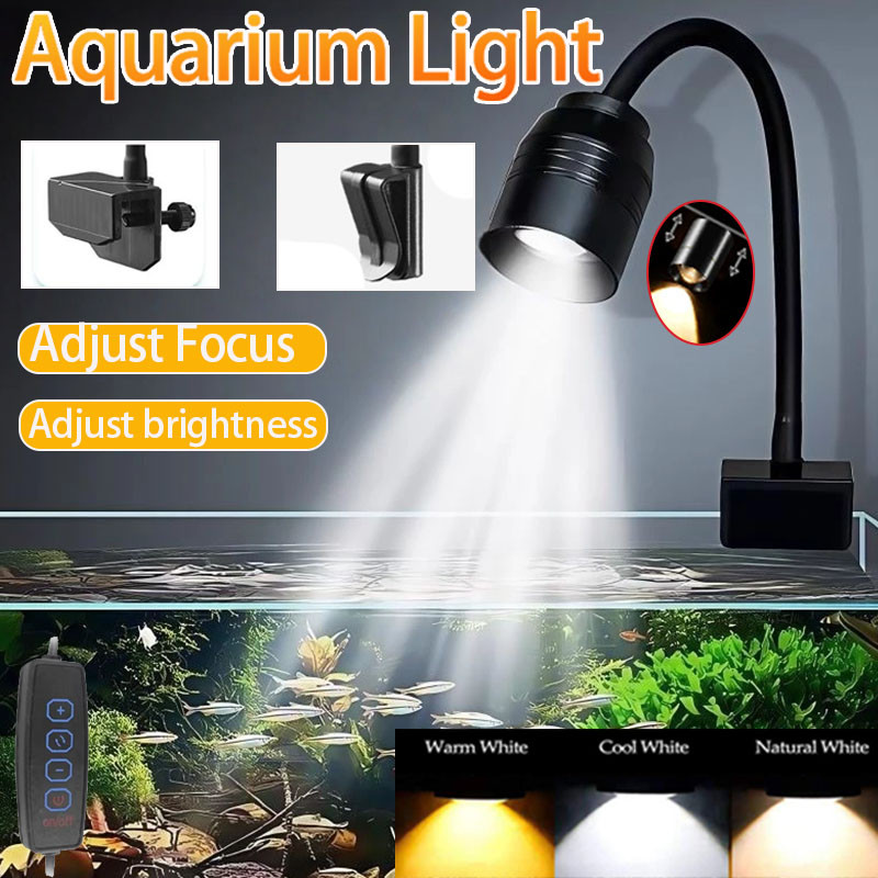 ไฟ LED สำหรับตู้ปลาแบบหนีบ กัน - Aquarium Planting Ideas บทวิจารณ์และราคา