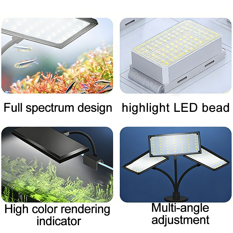 ไฟ LED สเปกตรัมเต็มสำหรับตู้ปล - Aquarium Plant Growth บทวิจารณ์และราคา
