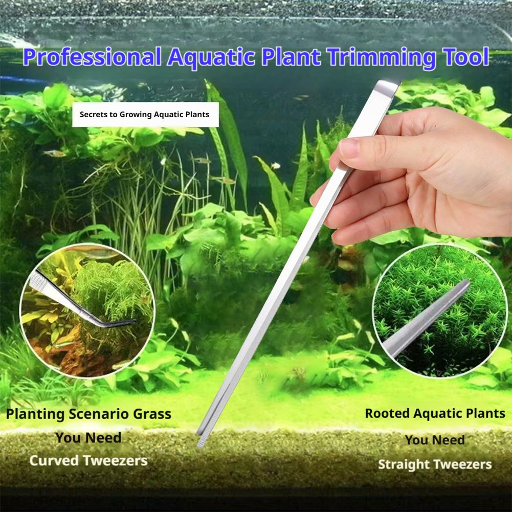 แหนบสแตนเลสสำหรับตู้ปลา อุปกรณ - Planted Clip Tweezers บทวิจารณ์และราคา