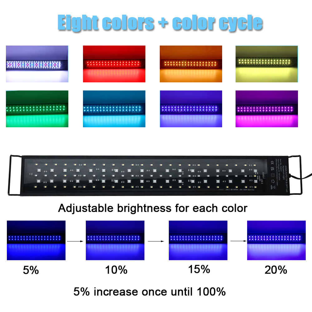 ไฟ LED สำหรับตู้ปลาขนาด 30-60  - Aquarium Planting Ideas บทวิจารณ์และราคา