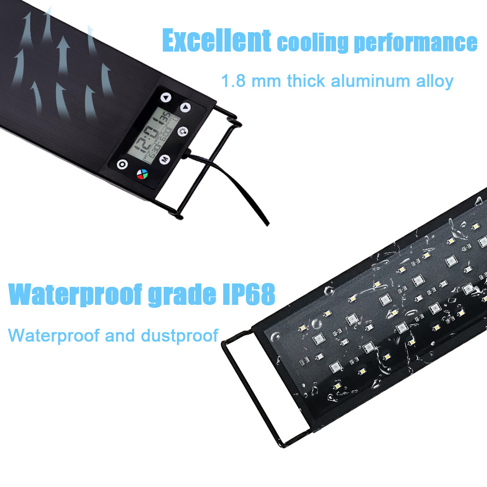 ไฟ LED สำหรับตู้ปลาขนาด 30-60  - Aquarium Planting Ideas บทวิจารณ์และราคา