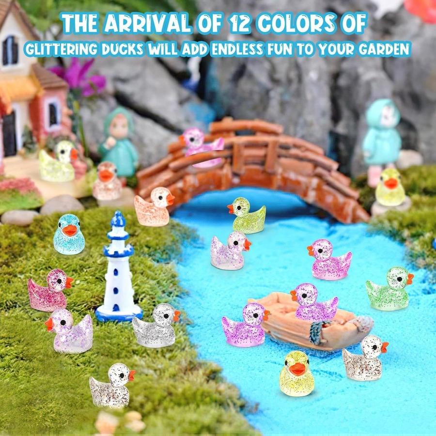 เป็ดเรซิ่นขนาดเล็กแบบมีกลิตเตอ - Planted Aquarium Mini บทวิจารณ์และราคา